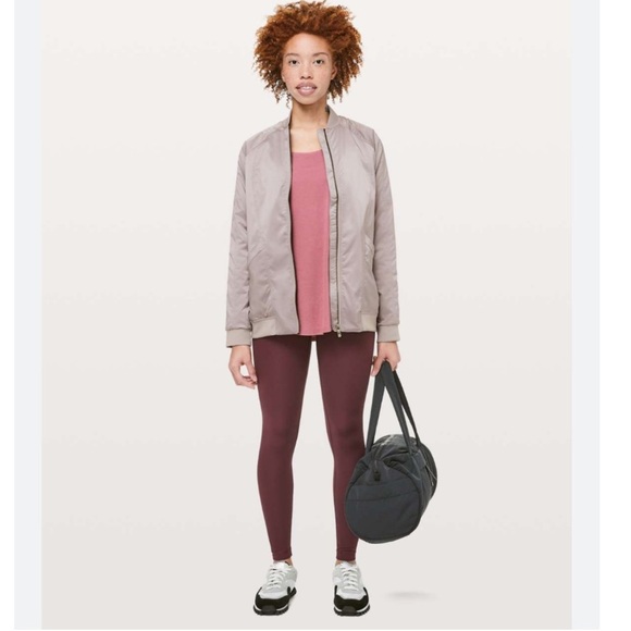 Lululemon Trace Back Bomber in Dark Chrome - Picture 2 of 16